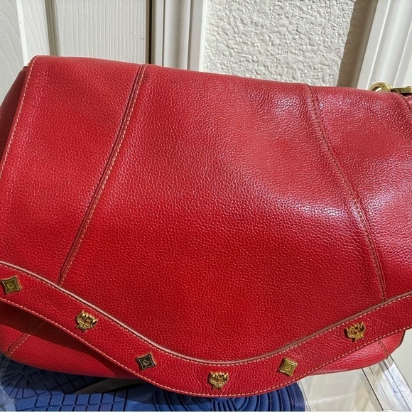 MCM Handbags - Red Leather Women's Bag